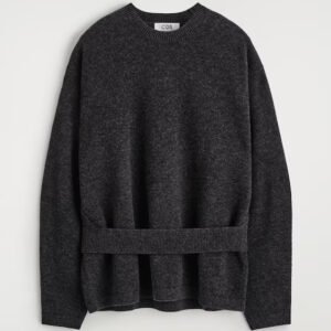 Sweater cuello redondo en mohair