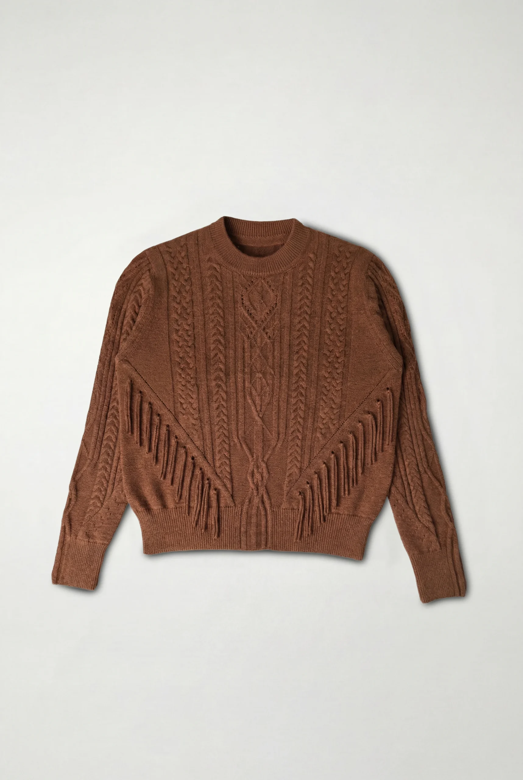 Sweater trabajado nordstrom bordo - flat-lay web
